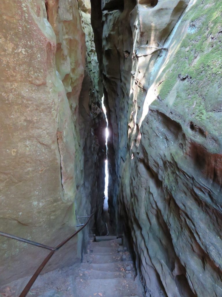 Mullerthal E1 trail - steile trappen