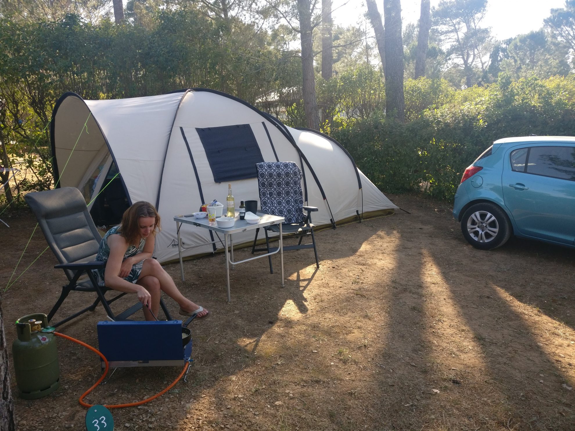 Kamperen met de tent | Fontvieille | Provence | Frankrijk
