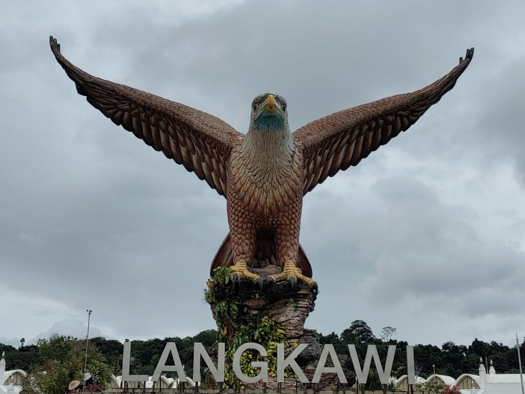 Adelaar standbeeld Langkawi Maleisië